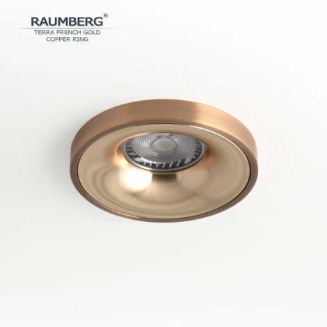 Встраиваемый светильник Raumberg TerraFGd\Copper French Gold\Copper