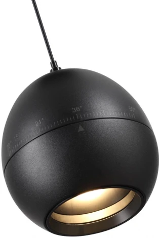 Светильник подвесной Novotech Sfero 359342 черный LED 7W 3000K 760Лм 220V (на проводе, шар)