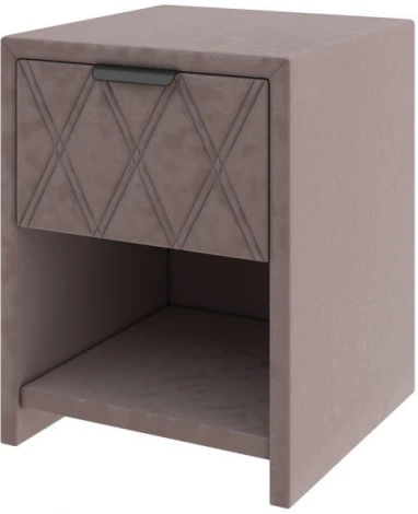 PROxSON Тумба Side (Ткань: Велюр Shaggy Chocolate) 44x45