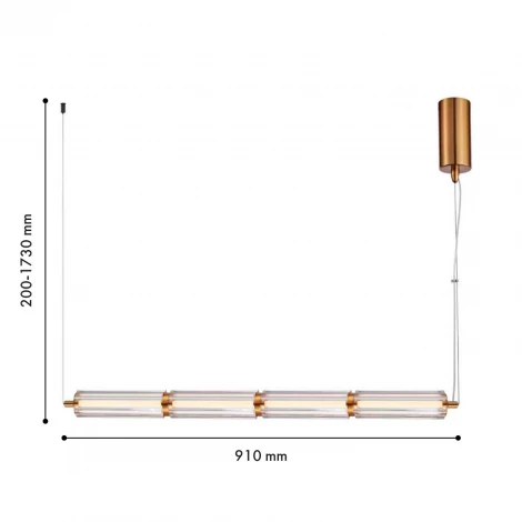 Подвесной светильник светодиодный F-Promo Hexagoni 4777-4P LEDx14W 3000K