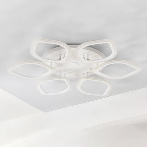 Потолочная люстра RGB Citilux Ромби Смарт CL236A160E (LED, 220V, умный дом - Алиса, Маруся, Сири, цветы)