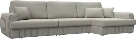 Диван угловой Лига-057 НПБ Лонг угол правый Лига Диванов (Рогожка) арт.129292