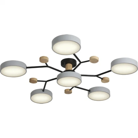 Потолочная люстра светодиодная на штанге с ДУ Ritter Scandia 52079 5