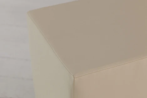 Пуф Dreambag Валенсия Светло-Бежевый ЭкоКожа 13162