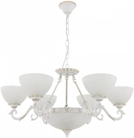 Подвесная люстра Arte Milano AM340518 340518/6-3 WT+G (220V, на цепи)
