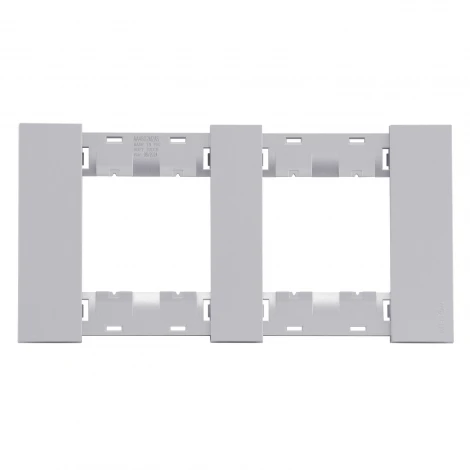 Рамка 2-ая серый матовый Meiton AA4802M2AS