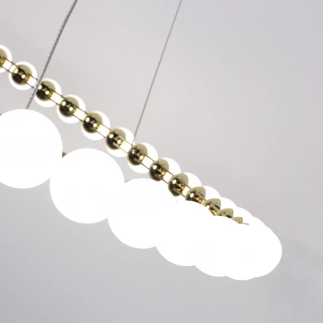 Подвесной светильник Favourite Helmet 4590-8P (LED, 220V, на проводе, шарики, круглые, бусы)