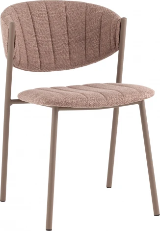 Стул Харпер ткань рогожка капучино каркас бежево-серый матовый Stool Group (арт.УТ000038932)