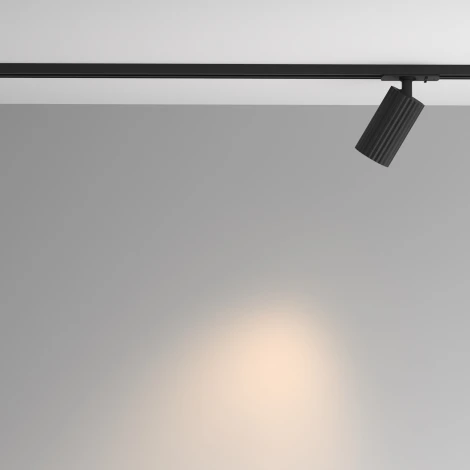 Трековый светильник однофазный 10W 220V Maytoni Calipso TR218-1-GU10-BK