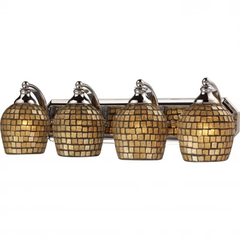 Бра N-Light 570 570-4C-GLD polished chrome / gold leaf