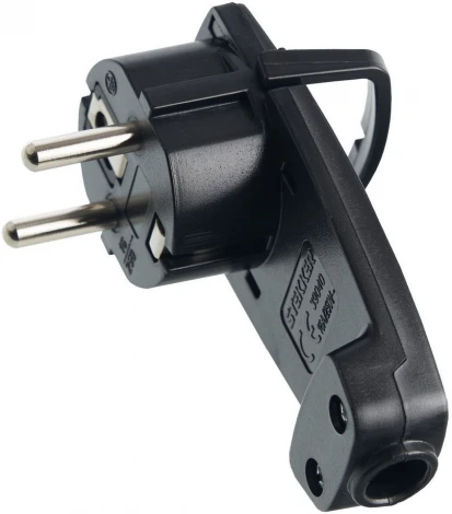 Вилка угловая с заземлением Stekker 39040
