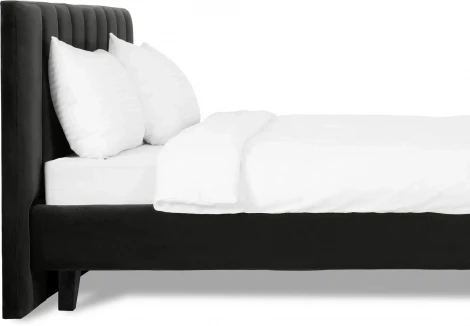 Кровать Queen II Sofia L 1600 ОГОГО (арт.577504), (Ткань/Черный)