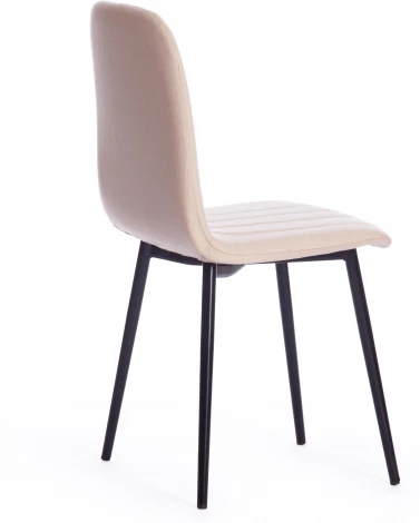 Стул ARC / 1 шт. в упаковке (Ткань,Металл /Бежевый,Черный)