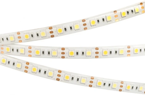 Светодиодная лента герметичная RTW-SE-B60-12mm 12V White-MIX (14.4 W/m, IP65, 5060, 5m) (Arlight, Изменяемая ЦТ) 020559(2)