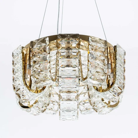 Подвесная люстра хрустальная Modelux MODELUX ML.755.12 GD