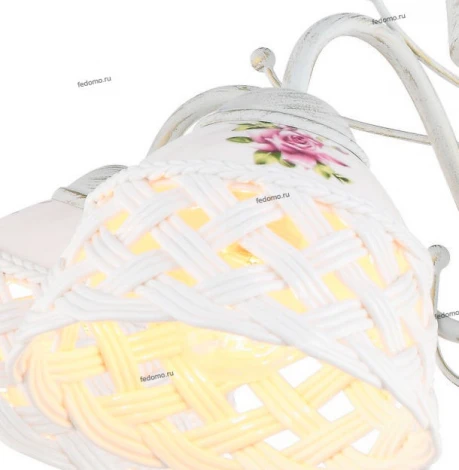 Потолочная люстра Arte Lamp Wicker A6616PL-5WG