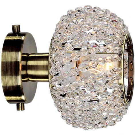 Потолочный светильник круглый Favourite Sternchen 1391-1U (220V, хрусталь K9)