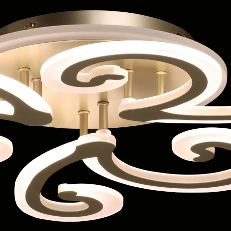 Потолочная люстра De City Мадлен 424016004 (регулировка яркости, LED, 220V, пульт управления)