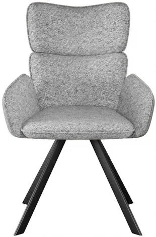 Стул DikLine 501 поворотный NS10 GREY, ножки черные арт.00-00077436