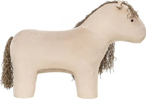 Пуф Leset Horse (Фанера,ДСП,Велюр/Бежевый) арт.4687204273674