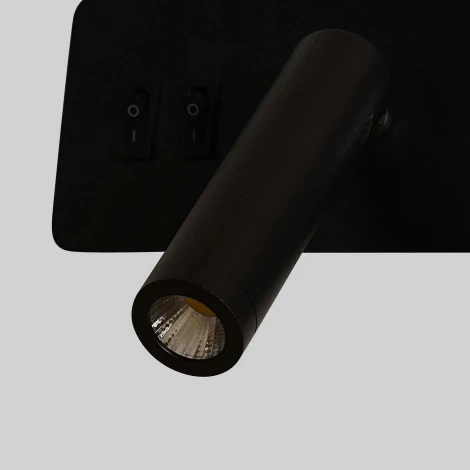 Настенный светильник светодиодный со спотом F-Promo Hickory 4691-1W LEDx6.5W LEDx3.3W