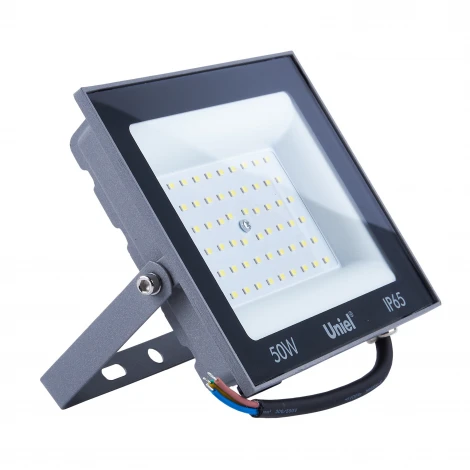 Прожектор уличный светодиодный 6500K серый Uniel ULF-F23-50W/6500K IP65 160-240V GREY