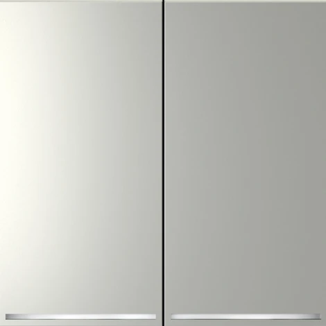 Проходной переключатель двухклавишный с подсветкой (сталь) Voltum S70 VLS020405