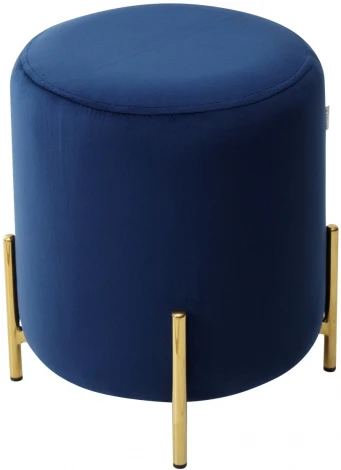 Пуф для гостиной RICE BLUVEL-86 NAVY BLUE / GOLD