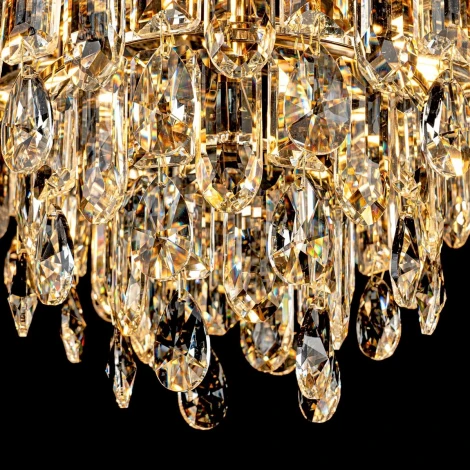 Подвесная люстра хрустальная Modelux MODELUX ML.7220.400 GD