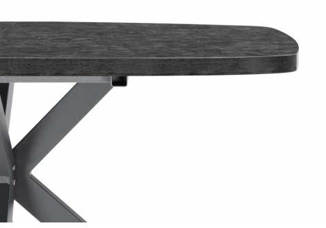 Кухонный стол Woodville Кортез 32 116(160)x77 раздвижной малави / серый