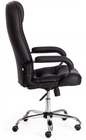Кресло СН9944 (22) хром кож/зам, черный, 36-6 Tetchair 19467