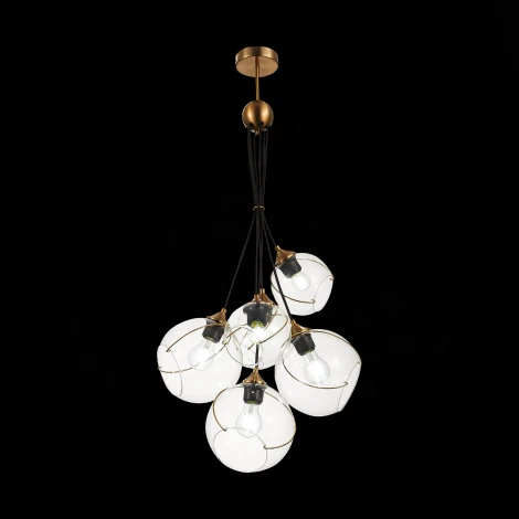 Подвесной светильник Evoluce Satturo SLE103103-06 (220V, на проводе, шарики)