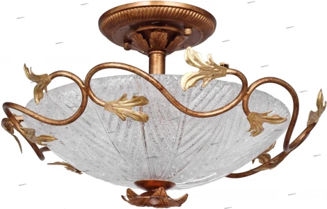 Потолочная люстра IDLamp Romana 238/5PF-Goldpatina