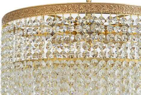 Потолочная люстра на штанге Arti Lampadari Favola Favola E 1.3.40.102 G (220V, хрусталь)