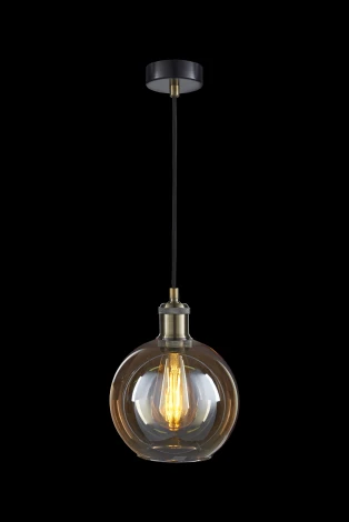 Подвесной светильник 33 ИДЕИ PND105.01.4AB.003.BL-S13AT в форме шара