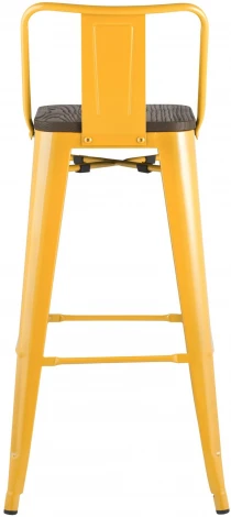 Стул барный Stool Group TOLIX WOOD со спинкой желтый УТ000001866
