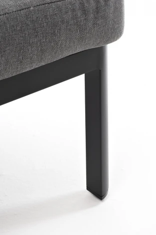 "Париж" модуль диванный алюминиевый центральный, цвет серый 4SIS арт.УТ-00006730