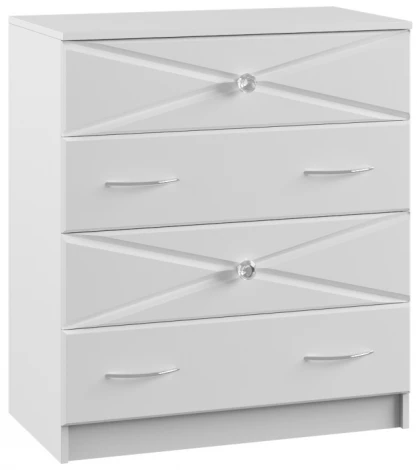 Мебель для спальни Woodville Севиль белый глянец / белый эггер 497383