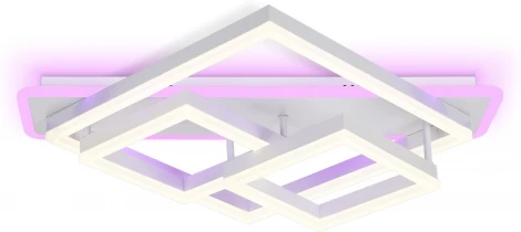 Потолочный светодиодный светильник с пультом Ambrella Acrylica Disk FA8531 (220V, умный дом - Smart Life)