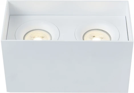 Накладной потолочный светильник Slim GU10 2x50Вт Maytoni Technical C015CL-02W (220V)