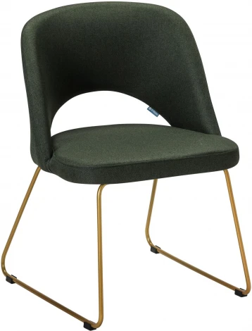 Стул Lars тёмно-зеленый/Линк золото R-Home арт.410120124h_Dark_Green
