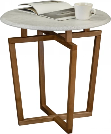 Стол журнальный Рилле 440 пленка дуб дымчатый/ бук от фабрики Mebelik