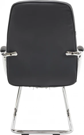 Кресло для посетителей Everprof Vesta CF Экокожа Черный