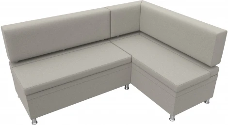 Диван кухонный угловой Стайл правый угол (Бежевый/Рогожка) Лига Диванов арт.122524