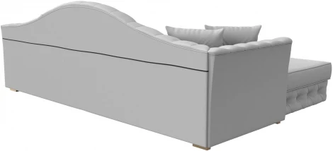 Диван угловой Артис левый угол (Белый/Экокожа) Лига Диванов арт.121632L