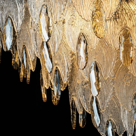 Подвесная люстра хрустальная Modelux ML.6928.600 GD