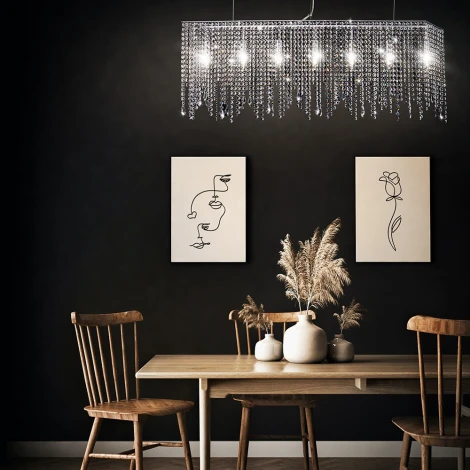 Подвесная люстра Maytoni Empress DIA002PL-07CH (220V, подвески, на тросе)