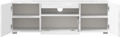 Тумба ТВ Бруклин, 1200 белый глянец, Любимый дом