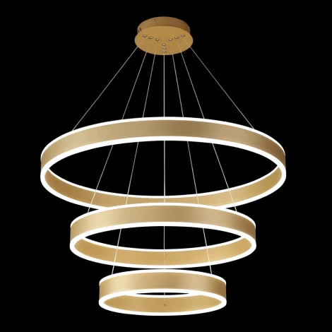 Подвесной светильник светодиодный Crystal Lux MUCHOS SP158W LED GOLD