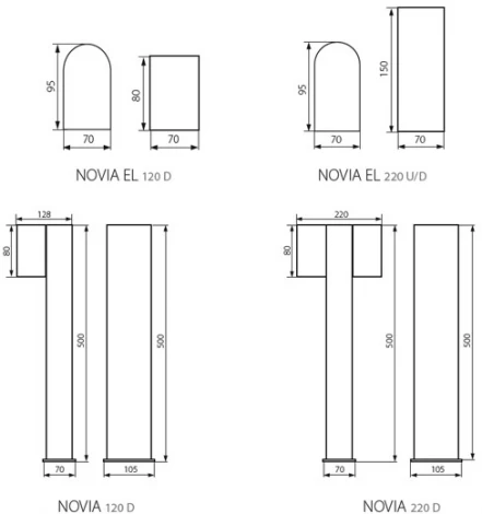 Наземный фонарь Kanlux NOVIA 25661